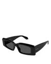 Alaïa Rectangular Sunglasses, 53mm In Black