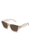 Alaïa Rectangular Sunglasses, 58mm In Multi