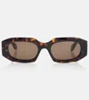 Alaïa Rectangular Sunglasses In Brown
