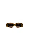 Alaïa Rectangular Sunglasses In Brown