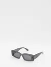 Alaïa Modern Rectangular Frame Sunglasses In Gray