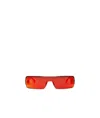 Alaïa Rectangular Sunglasses In Red