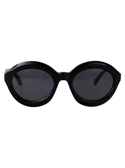 Alaïa Alaia Recycled Acetate Sunglasses In Black