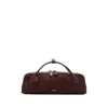 Alaïa Red Clutch Bags Women In Burgundy