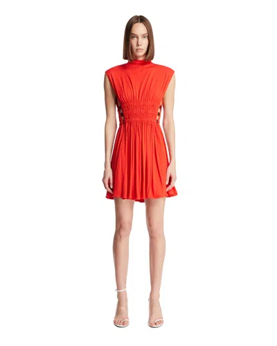 Alaïa Red Deesse Mini Dress