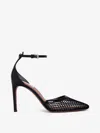 Alaïa Red Heel Shoes In Black