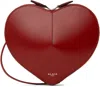 Alaïa Red 'le Coeur' Bag In 331 - Laque