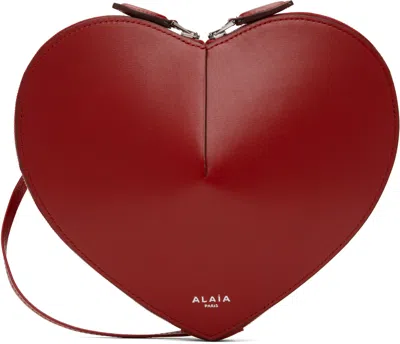 Alaïa Red 'le Coeur' Calfskin Bag
