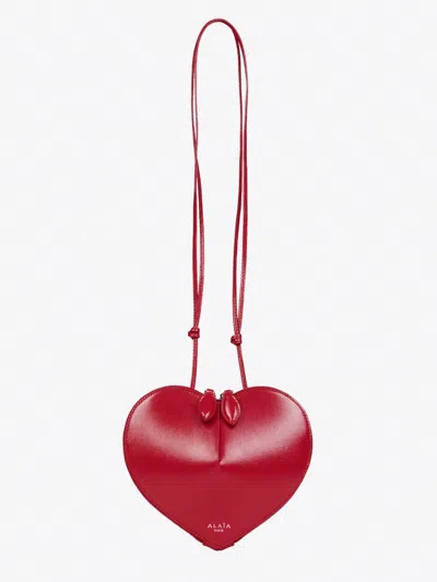 Alaïa Red Le Coeur Crossbody Bag