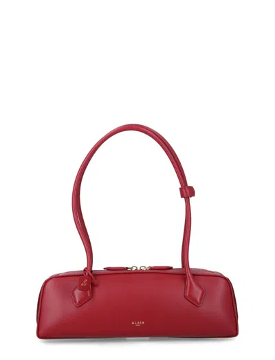 Alaïa Alaia Le Teckel Medium Leather Bag In Red