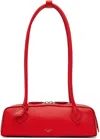 Alaïa Alaia Rouge Vif Le Teckel Small Leather Top-handle Bag In 385 - Rouge Vif