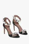 Alaïa La Bombe Stud Ankle-wrap Stiletto Sandals In Black