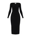Alaïa Rib Dress In Black