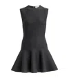 Alaïa Rib-knit Mini Dress In Black