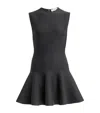 Alaïa Rib-knit Mini Dress In Black