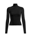 Alaïa Rib Knitted Sweater In Black