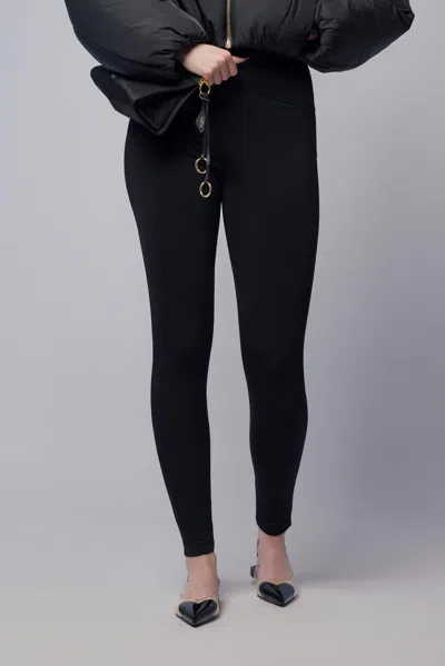 Alaïa Rib Legging In Blue