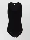 Alaïa Ribbed Texture Scoop Neck Sleeveless Body