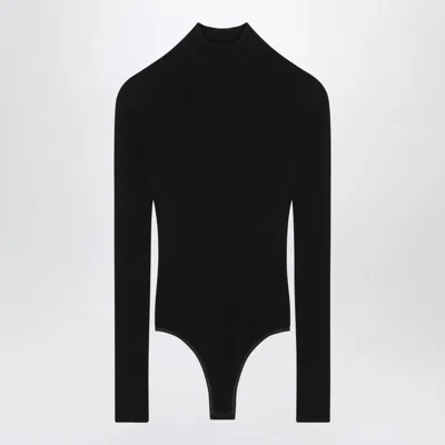 ALAÏA ALAÏA RIBBED TURTLENECK BODY