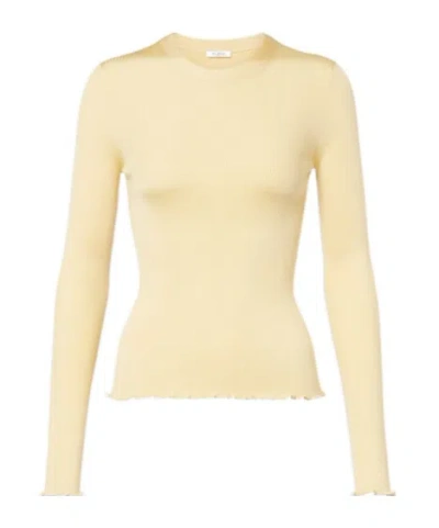 Alaïa Ribbed-knit Silk-blend Top In Multi