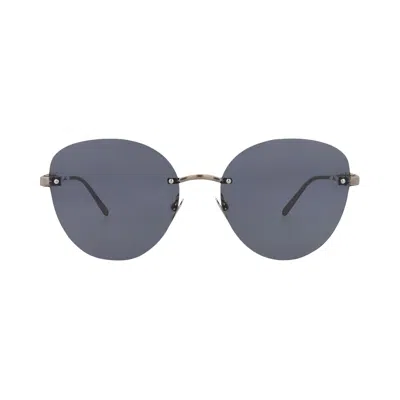 Pre-owned Alaïa Rimless Cat Eye Sunglasses 'ruthenium/blue' | Women's Size Onesize