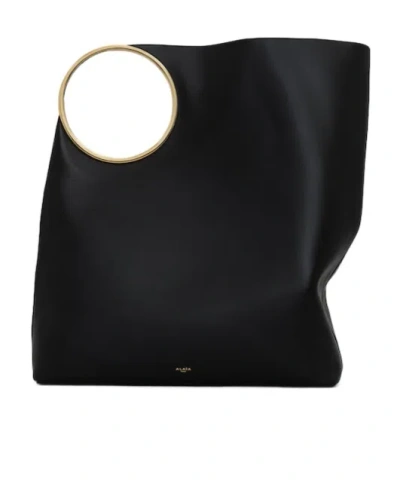 Alaïa Ring Handbag In Black