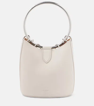 ALAÏA ALAÏA RING MEDIUM LEATHER BUCKET BAG