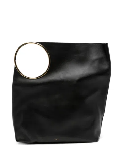 Pre-owned Alaïa Ring Tote Bag In Black
