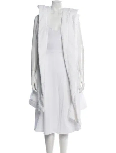 Pre-owned Alaïa Robe In White