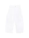 Alaïa Alaia White Rodeo Denim Trousers In White