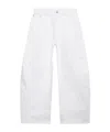 Alaïa Alaia White Rodeo Denim Trousers In White