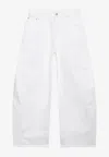 Alaïa Alaia White Rodeo Denim Trousers In White
