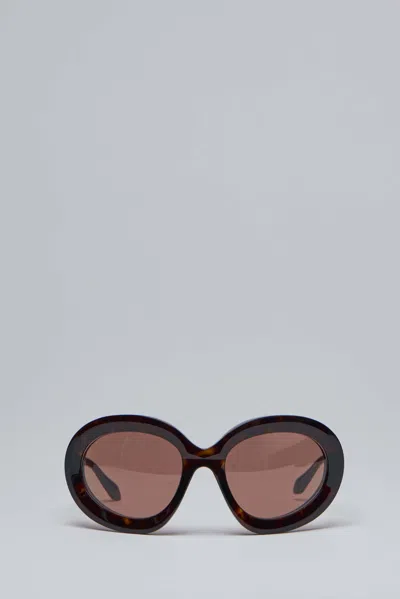 Alaïa Round 101 In Brown