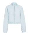 Alaïa Alaia Women Round Denim Jacket In Blue
