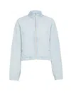 Alaïa Alaia Women Round Denim Jacket In Blue