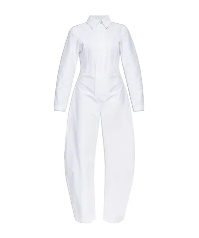 Alaïa Round Denim Jumpsuit