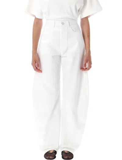 Alaïa Round Denim Pant In Multi