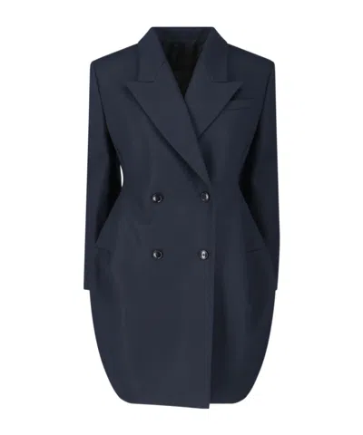 ALAÏA ALAÏA ROUND DOUBLE-BREASTED COAT