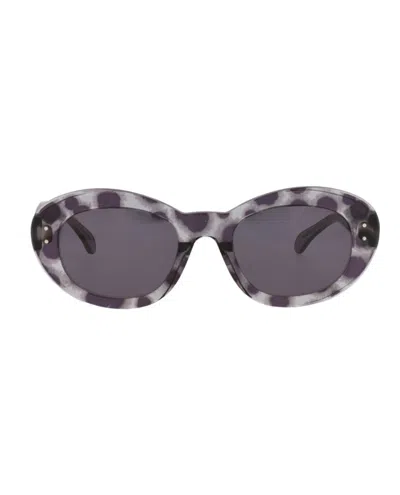 Alaïa Round-frame Acetate Sunglasses