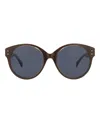 Alaïa Round-frame Acetate Sunglasses In Brown