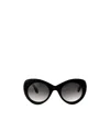 Alaïa Round-frame Sunglasses In Black