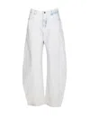 Alaïa Round Jeans In Blue