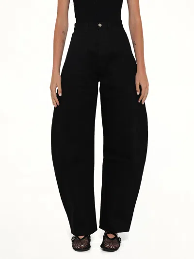 Alaïa Round Pants In Black