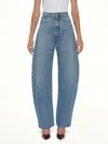 Alaïa Round Pants In Blue