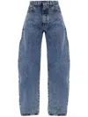 ALAÏA ROUND PANTS IN DENIM