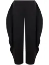 Alaïa Round Petal Trousers In Black