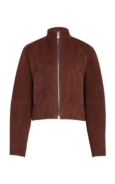 Alaïa Round Suede Jacket