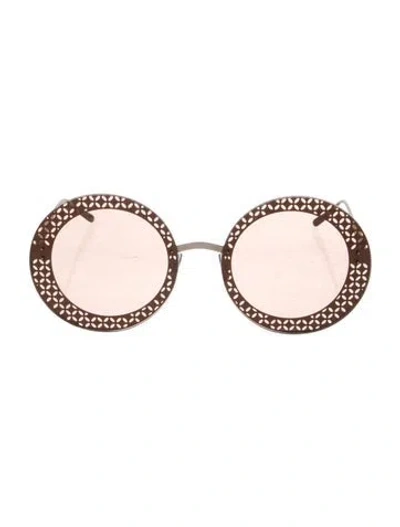 Pre-owned Alaïa Round Tinted Sunglasses