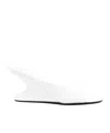 Alaïa Round-toe Wedge Sandals In White