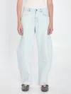 Alaïa Alaia Women Rounded Denim Jeans In Blue